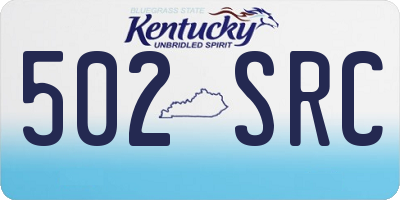 KY license plate 502SRC
