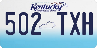 KY license plate 502TXH