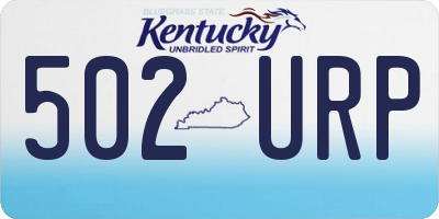 KY license plate 502URP