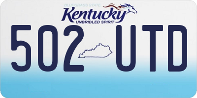 KY license plate 502UTD