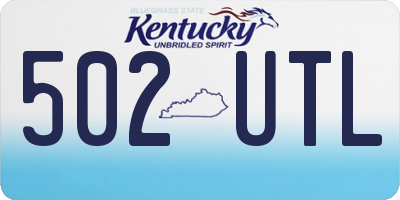 KY license plate 502UTL