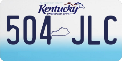 KY license plate 504JLC