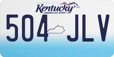 KY license plate 504JLV