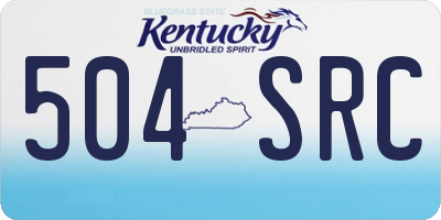 KY license plate 504SRC