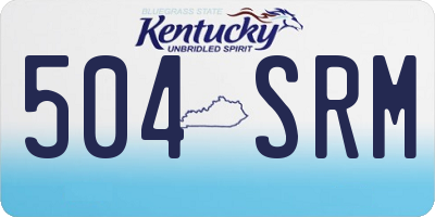 KY license plate 504SRM
