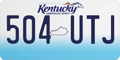 KY license plate 504UTJ