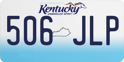 KY license plate 506JLP