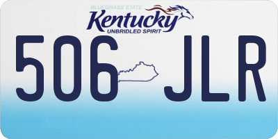KY license plate 506JLR
