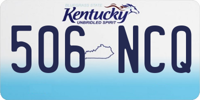 KY license plate 506NCQ