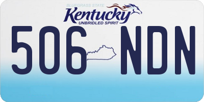 KY license plate 506NDN