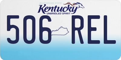 KY license plate 506REL