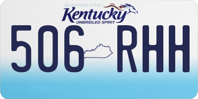 KY license plate 506RHH