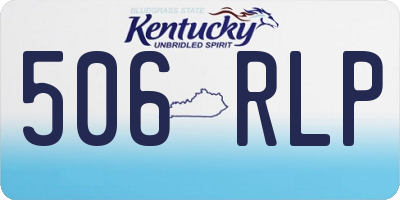 KY license plate 506RLP