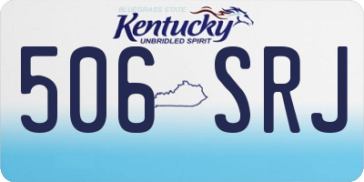 KY license plate 506SRJ