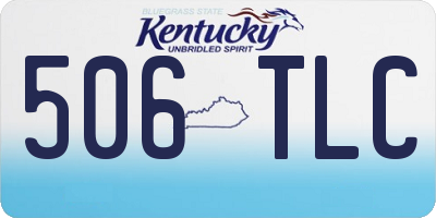 KY license plate 506TLC