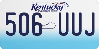 KY license plate 506UUJ