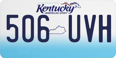 KY license plate 506UVH