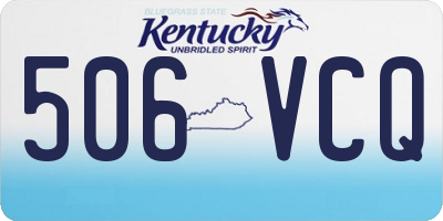 KY license plate 506VCQ