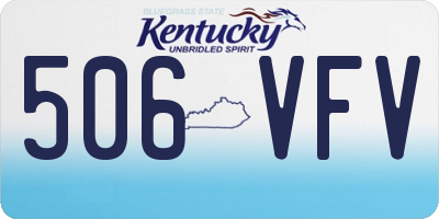 KY license plate 506VFV