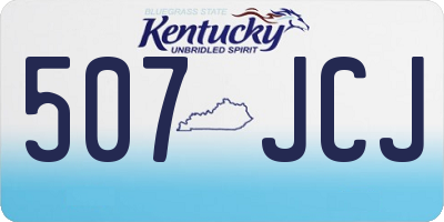 KY license plate 507JCJ