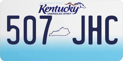KY license plate 507JHC