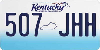 KY license plate 507JHH