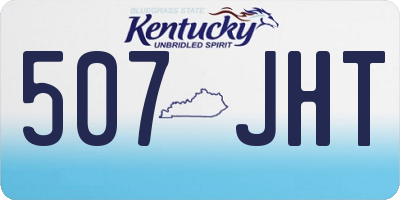 KY license plate 507JHT