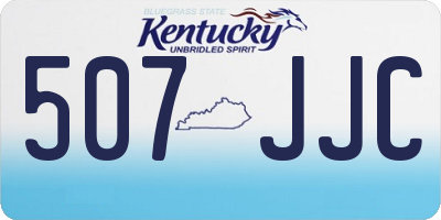 KY license plate 507JJC