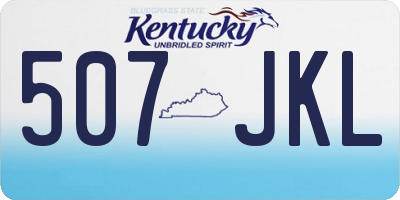 KY license plate 507JKL