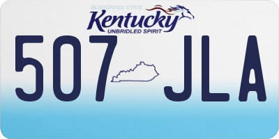 KY license plate 507JLA
