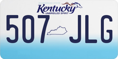 KY license plate 507JLG