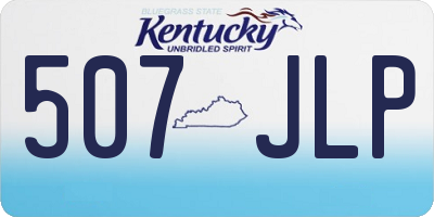 KY license plate 507JLP