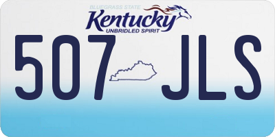 KY license plate 507JLS