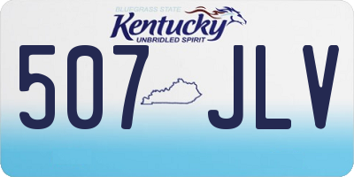 KY license plate 507JLV
