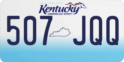 KY license plate 507JQQ