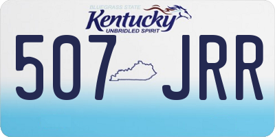 KY license plate 507JRR