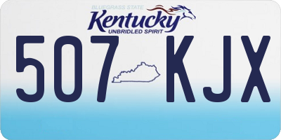 KY license plate 507KJX