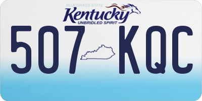 KY license plate 507KQC