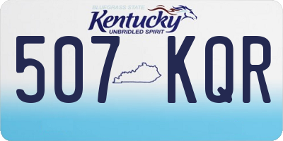 KY license plate 507KQR