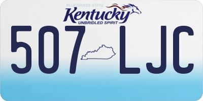 KY license plate 507LJC