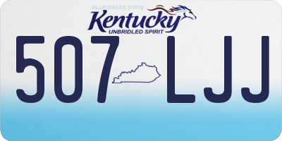 KY license plate 507LJJ