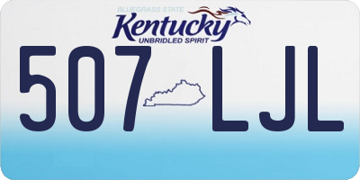 KY license plate 507LJL