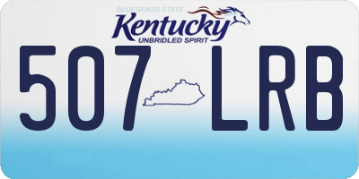 KY license plate 507LRB