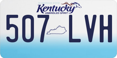 KY license plate 507LVH