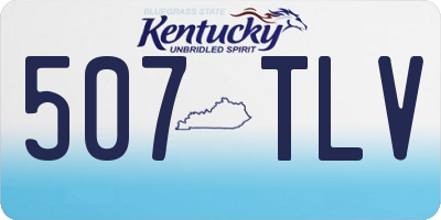 KY license plate 507TLV