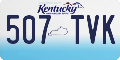 KY license plate 507TVK
