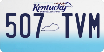 KY license plate 507TVM