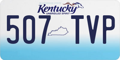 KY license plate 507TVP