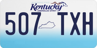 KY license plate 507TXH