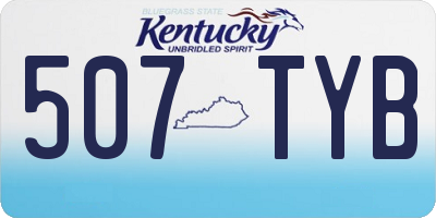 KY license plate 507TYB